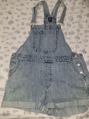 GAP Light Blue Denim Shortalls